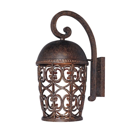 Designers Fountain Amherst Burnt Umber Outdoor Wall-Mount Lantern 97593-BU